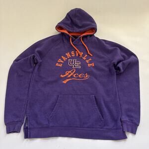 Vintage 90s University‎ of Evansville Colloseum Purple Sweatshirt Womens Large